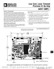 AD517J datasheet pdf Analog Devices