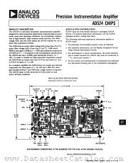 AD524A datasheet pdf Analog Devices