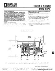 AD532K datasheet pdf Analog Devices