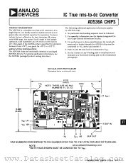 AD536AS datasheet pdf Analog Devices