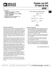 AD545MH datasheet pdf Analog Devices