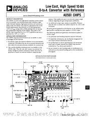 AD561 datasheet pdf Analog Devices