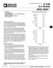 AD562KD/BIN datasheet pdf Analog Devices