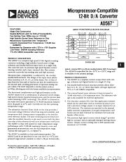 AD567J datasheet pdf Analog Devices