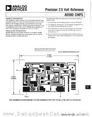 AD580S datasheet pdf Analog Devices