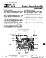 AD630 datasheet pdf Analog Devices