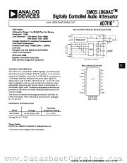 AD7110KN datasheet pdf Analog Devices