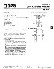 AD7115TD datasheet pdf Analog Devices