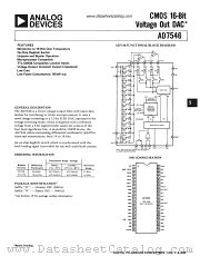 AD7546 datasheet pdf Analog Devices