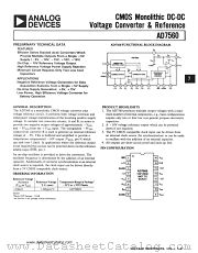 AD7560JN datasheet pdf Analog Devices