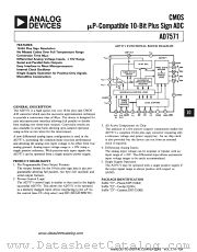 AD7571BQ datasheet pdf Analog Devices