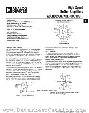 ADLH0033G datasheet pdf Analog Devices