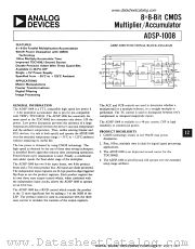 ADSP-1008KD datasheet pdf Analog Devices