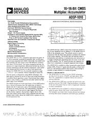 ADSP-1010SX datasheet pdf Analog Devices