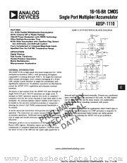 ADSP-1110TX datasheet pdf Analog Devices