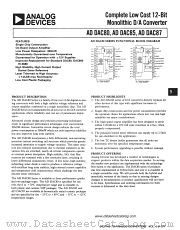 DAC85C-CBI-V datasheet pdf Analog Devices