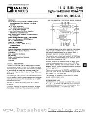 DRC1765 datasheet pdf Analog Devices