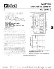 HDD-1015 datasheet pdf Analog Devices