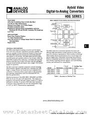 HDG-0805 datasheet pdf Analog Devices