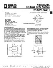 HOS-100AH datasheet pdf Analog Devices