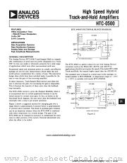 HTC-0500SM datasheet pdf Analog Devices