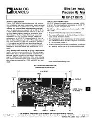 OP-27G datasheet pdf Analog Devices