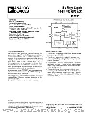 AD7899 datasheet pdf Analog Devices