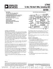 AD7886 datasheet pdf Analog Devices