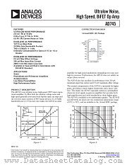 AD745 datasheet pdf Analog Devices