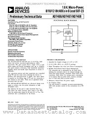 AD7466 datasheet pdf Analog Devices