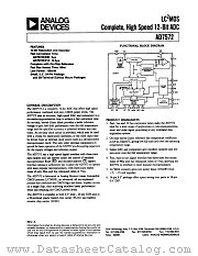 AD7572 datasheet pdf Analog Devices
