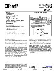 AD73460 datasheet pdf Analog Devices