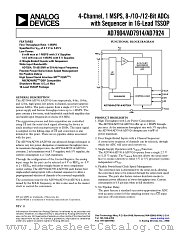 AD7914 datasheet pdf Analog Devices