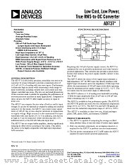 AD737 datasheet pdf Analog Devices