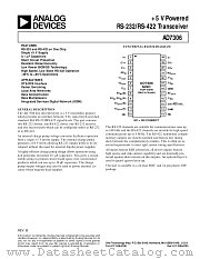 AD7306 datasheet pdf Analog Devices