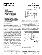AD7376 datasheet pdf Analog Devices