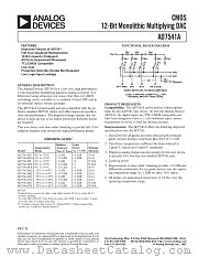 AD7541A datasheet pdf Analog Devices