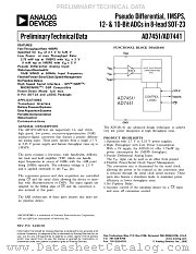 AD7441 datasheet pdf Analog Devices