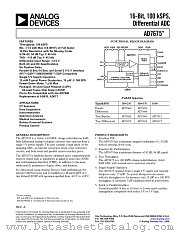AD7675 datasheet pdf Analog Devices