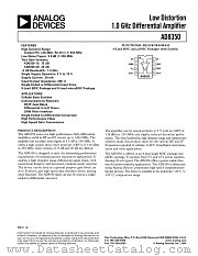 AD8350 datasheet pdf Analog Devices