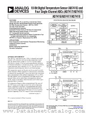 AD7417 datasheet pdf Analog Devices