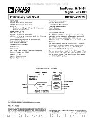 AD7789 datasheet pdf Analog Devices