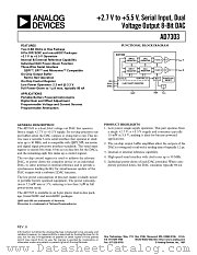 AD7303 datasheet pdf Analog Devices
