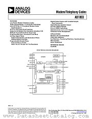 AD1803 datasheet pdf Analog Devices