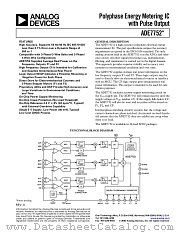 ADE7752 datasheet pdf Analog Devices