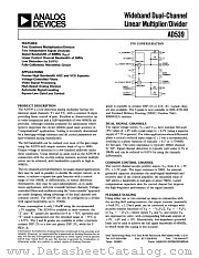 AD539 datasheet pdf Analog Devices