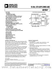 AD7664 datasheet pdf Analog Devices