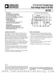 AD7302 datasheet pdf Analog Devices