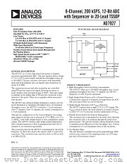 AD7927 datasheet pdf Analog Devices