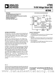 AD7846 datasheet pdf Analog Devices